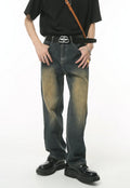 Men's vintage distressed denim jeans