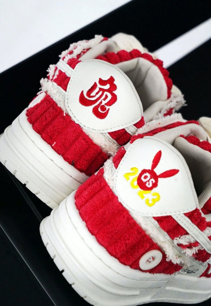 Unisex retro moral training shoes