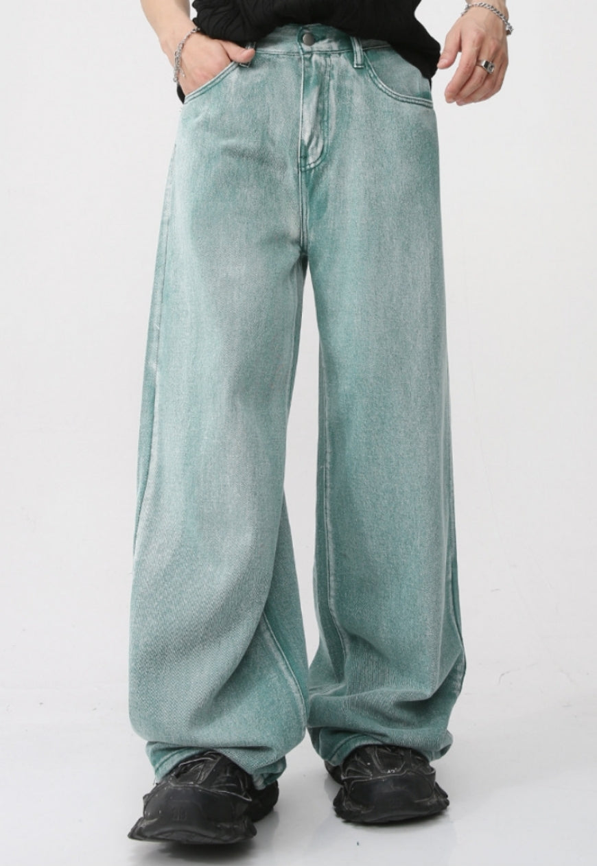 Men's spring summer casual denim suit
