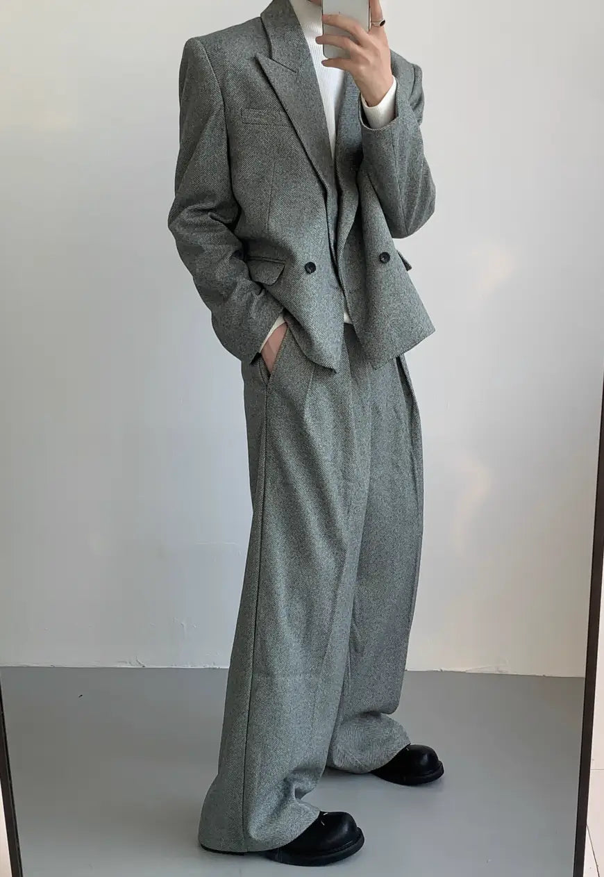 Men's Designed thick suit set