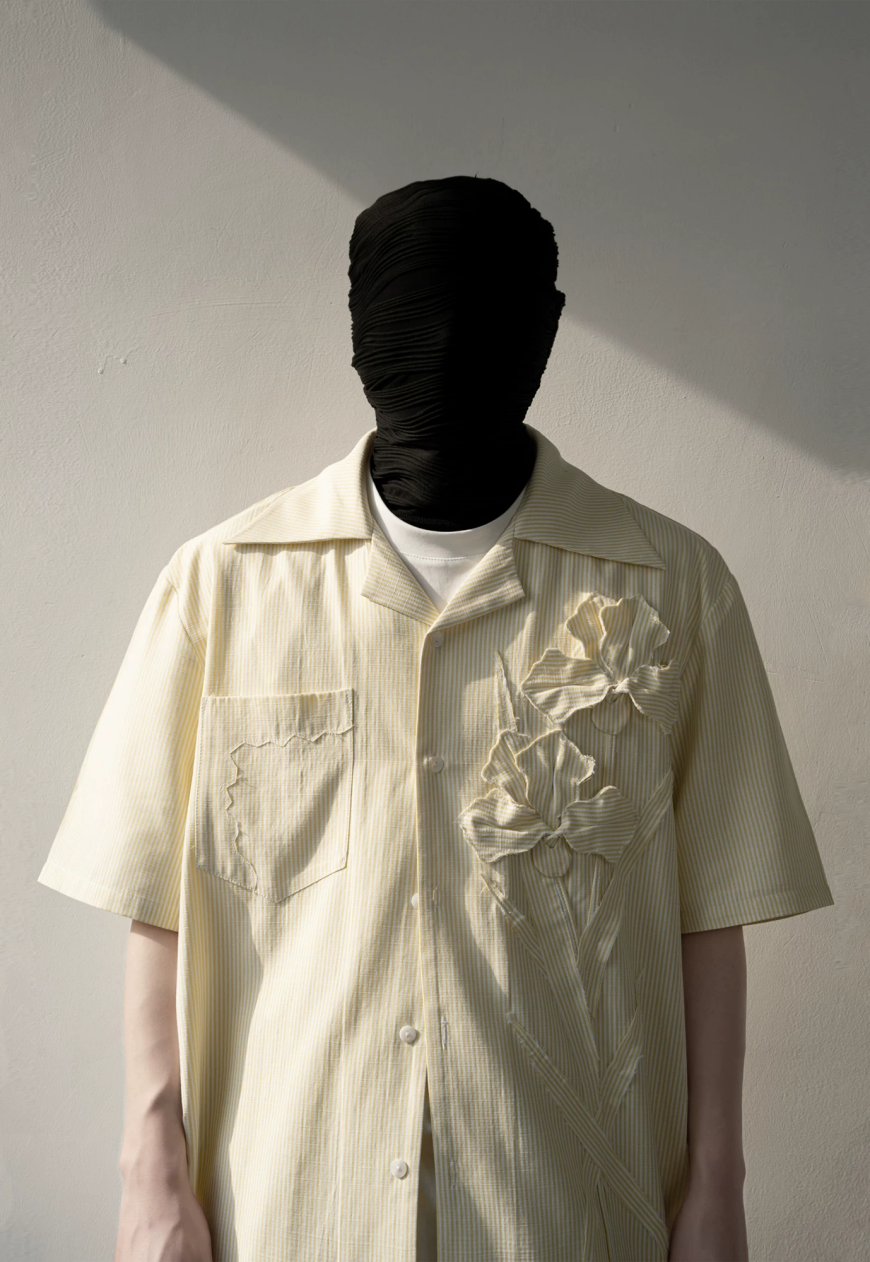Men's Signature 3D Floral Stripe Shirt