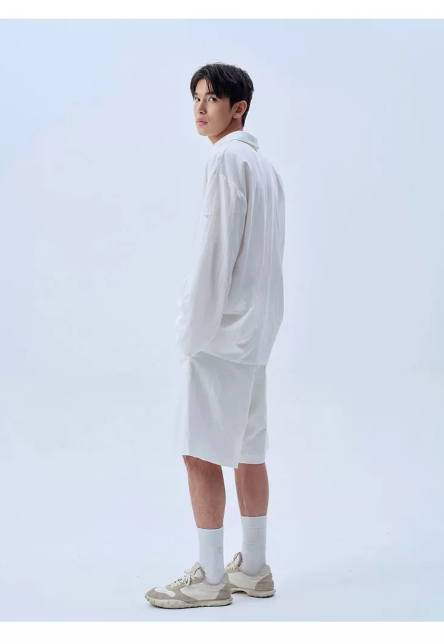 Men's Quiet Luxury Drape Shirt