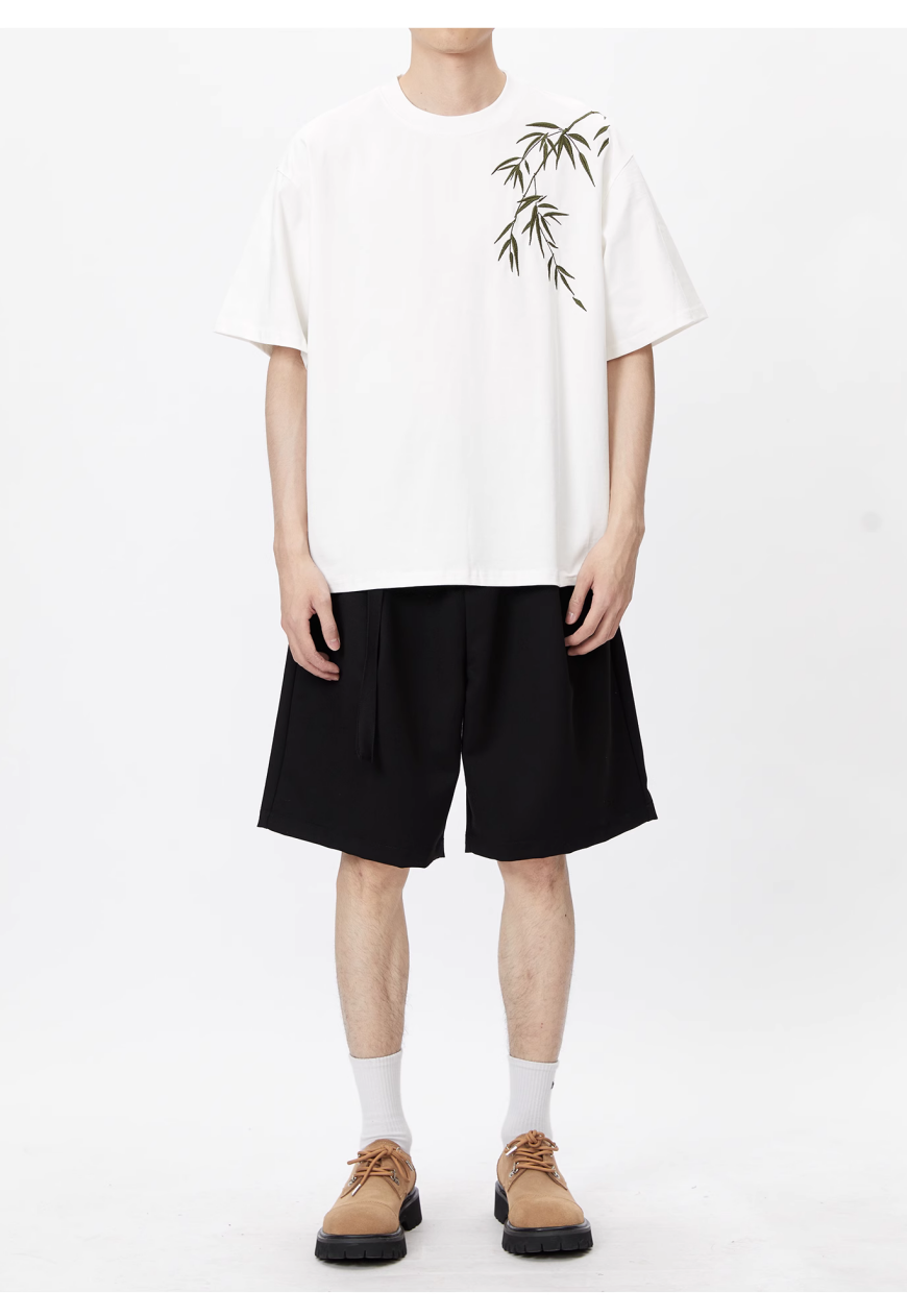 Men's bamboo embroidery shirts