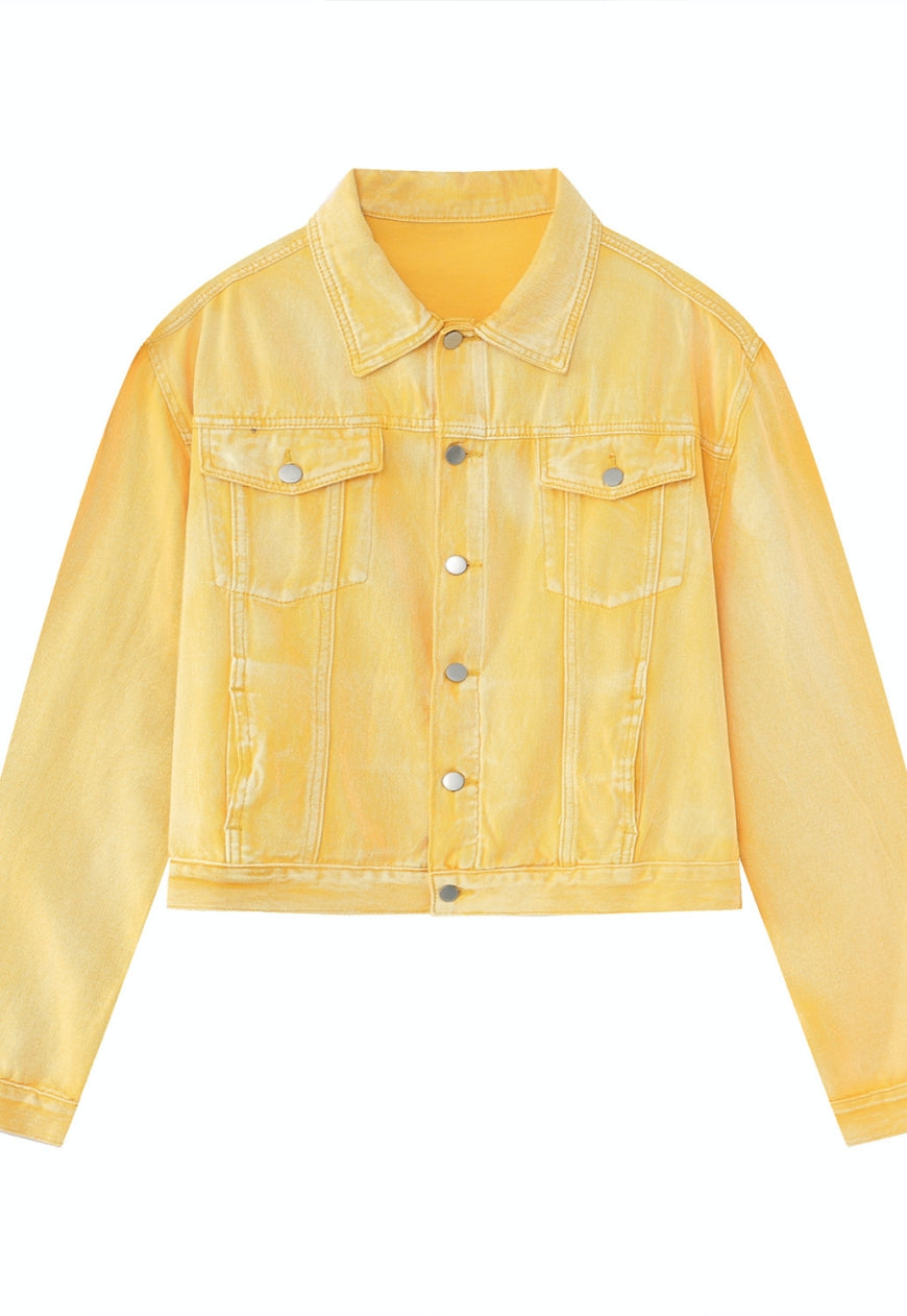 Men's spring summer casual denim suit