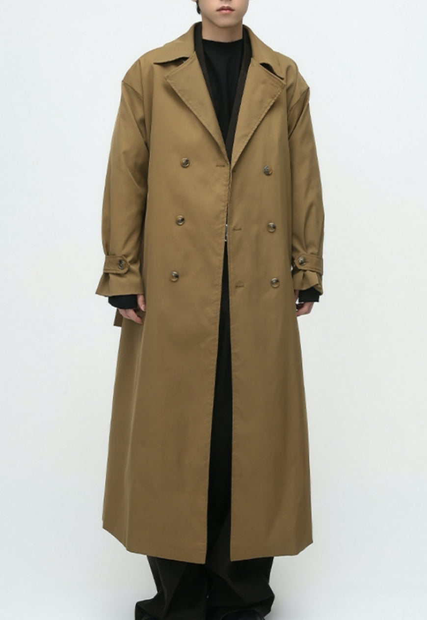 Men's Laceable double-breasted coat