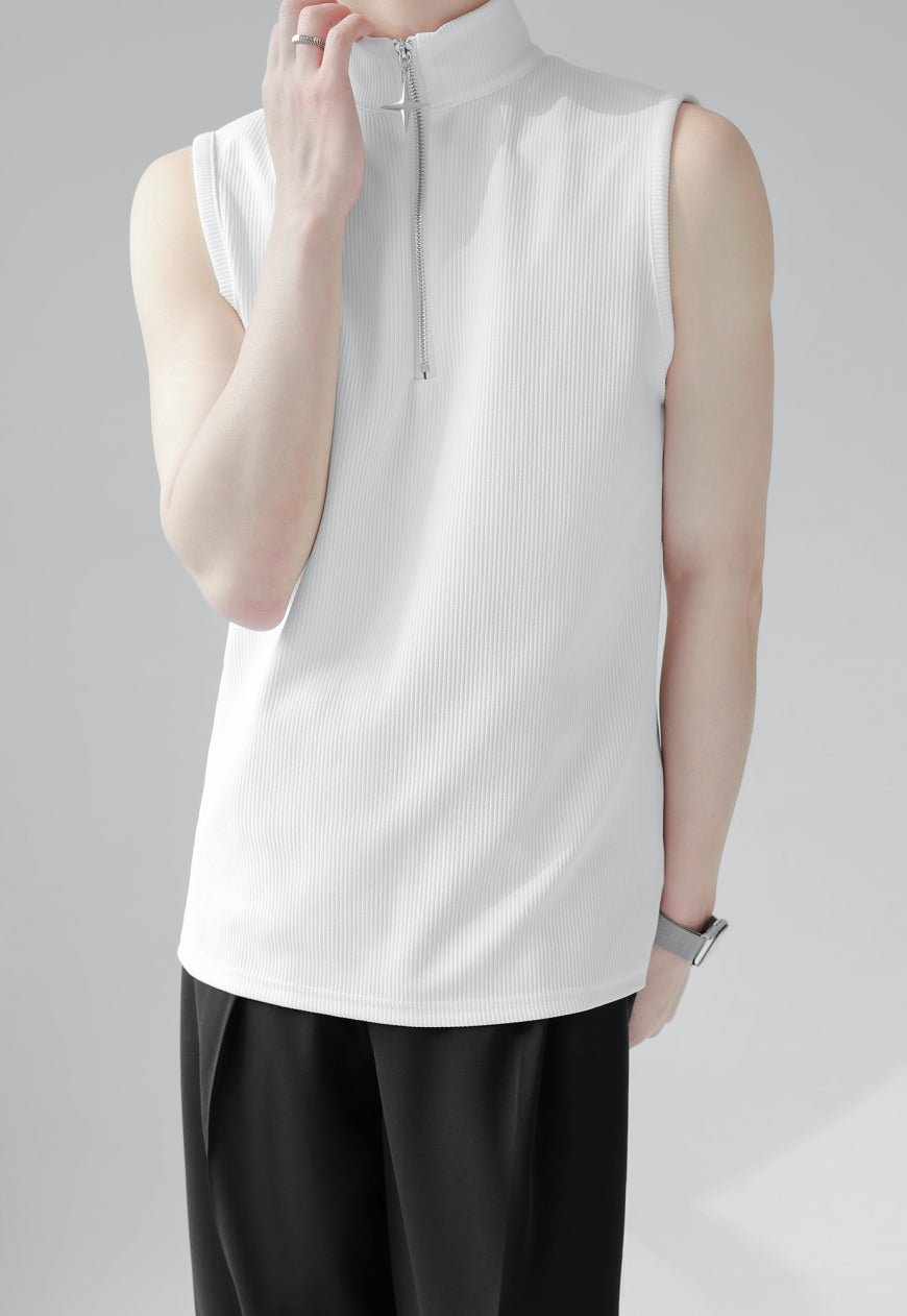 Men's Premium Half Zip Vest