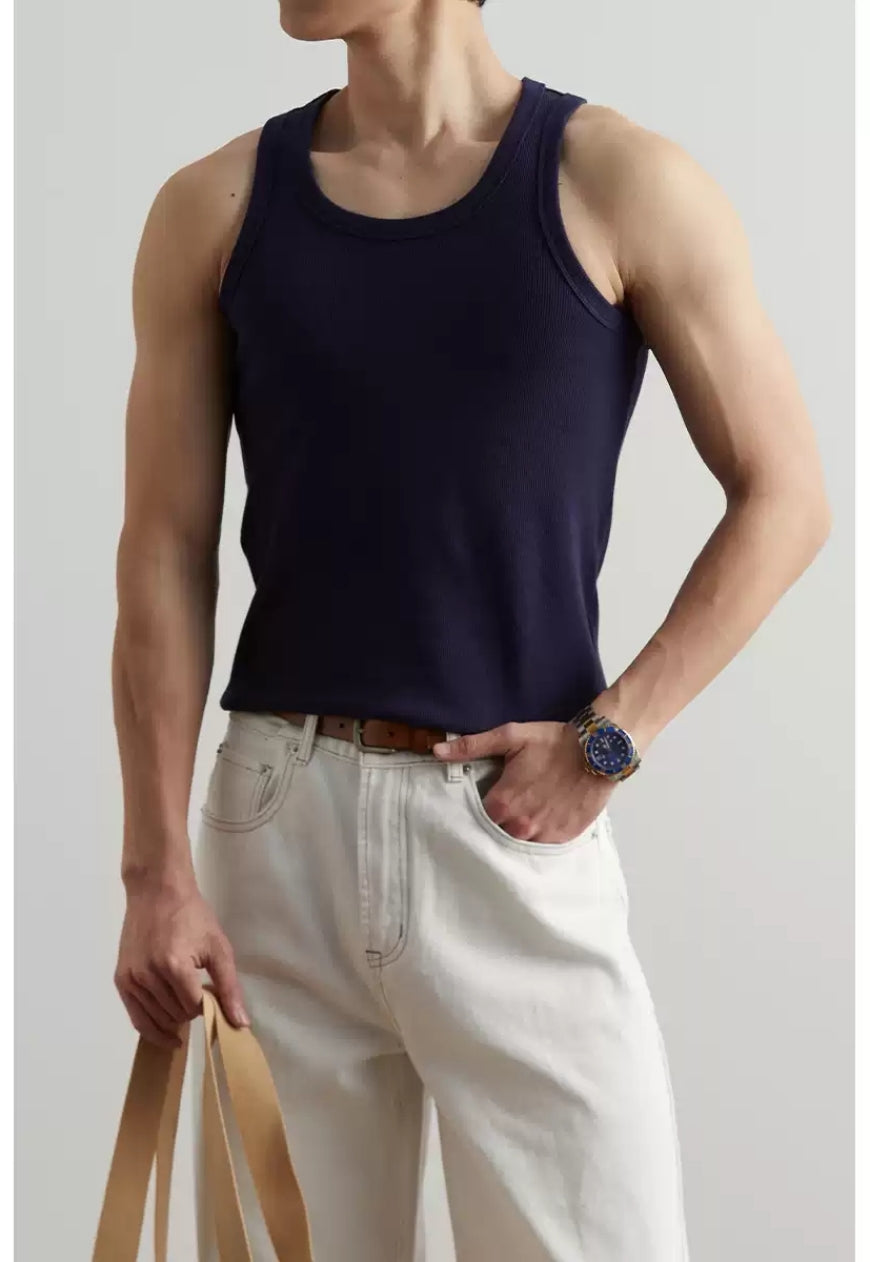 Men's Ribbed Muscle Tank