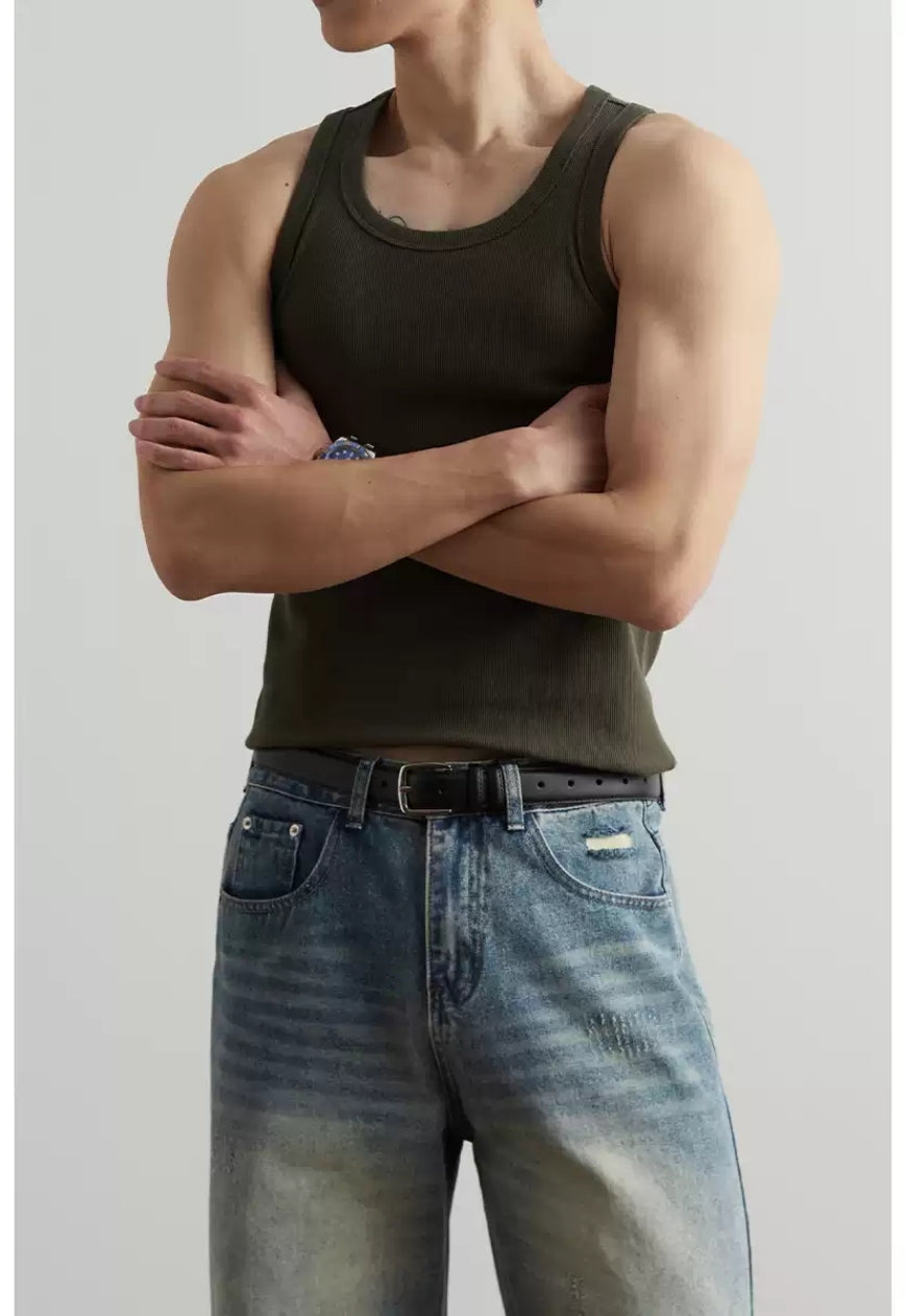Men's Ribbed Muscle Tank