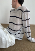 Men's Sheer Stripe Relaxed Tee