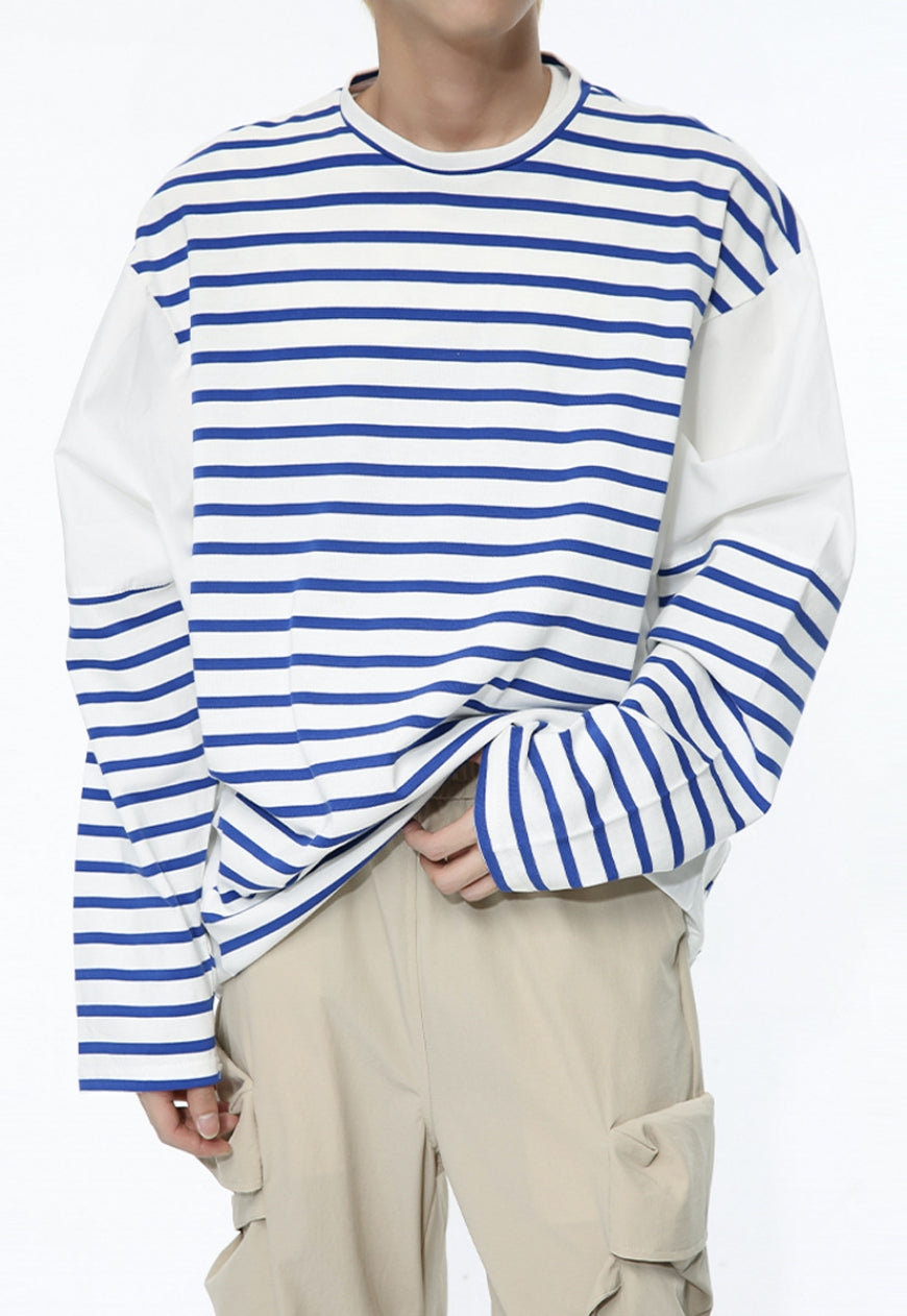 Men's striped design T-shirt