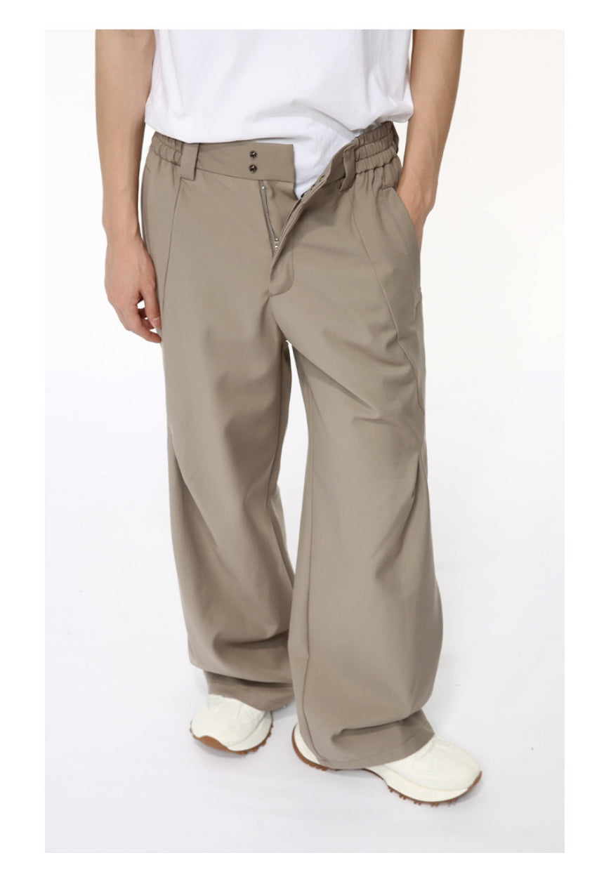 Men's pleated trousers