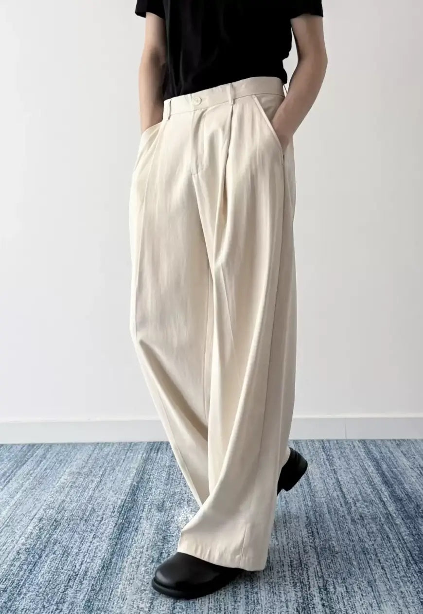 Men's Heritage Linen A-Line Pants