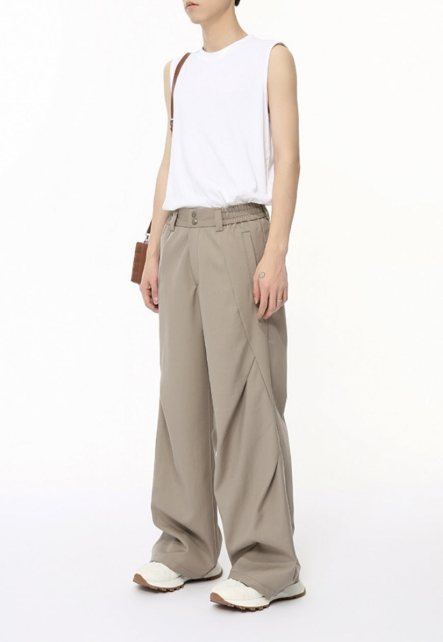 Men's pleated trousers