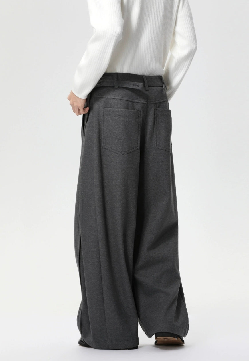 Men's Belted casual pants