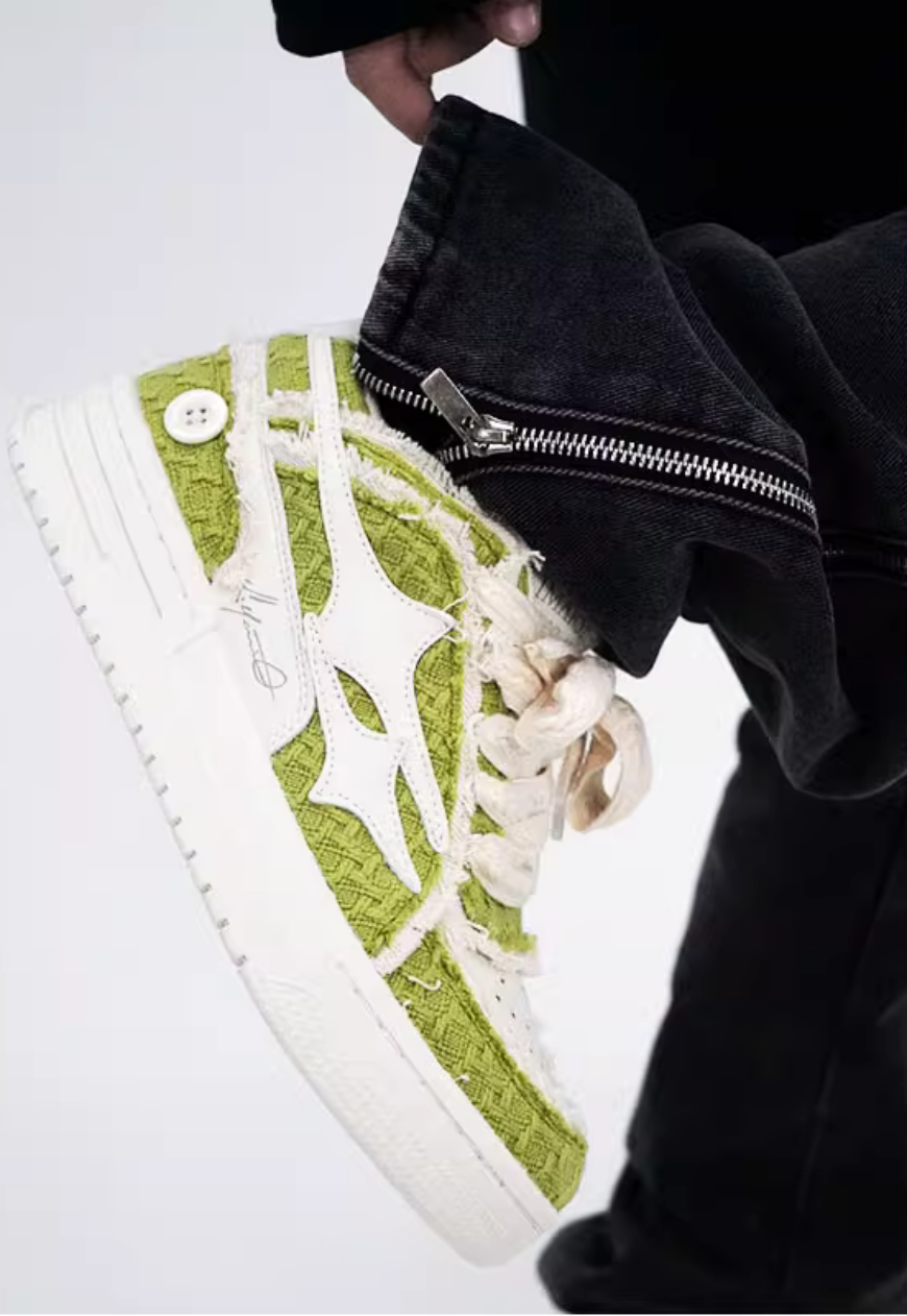 Unisex retro moral training shoes