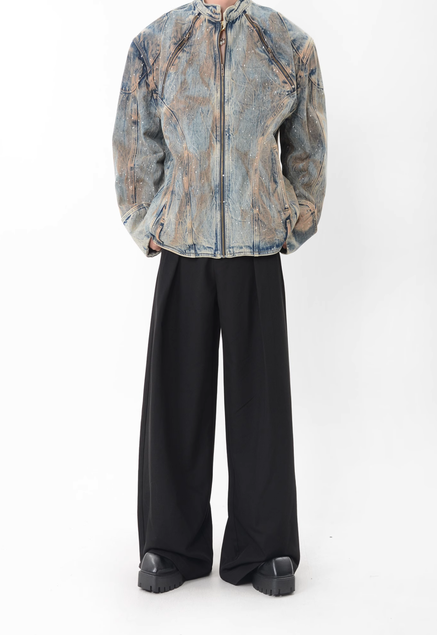 Men's Wasteland style denim jacket
