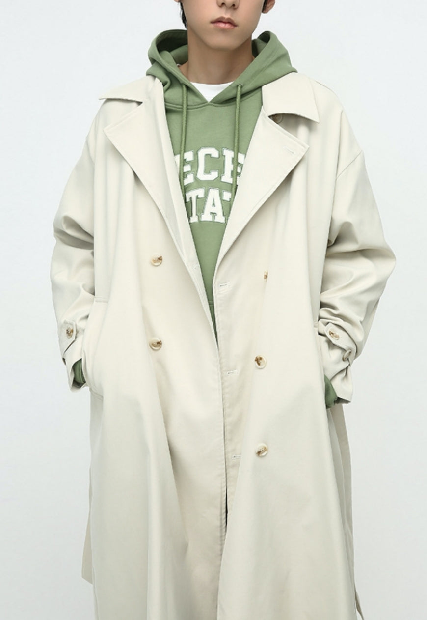 Men's Laceable double-breasted coat