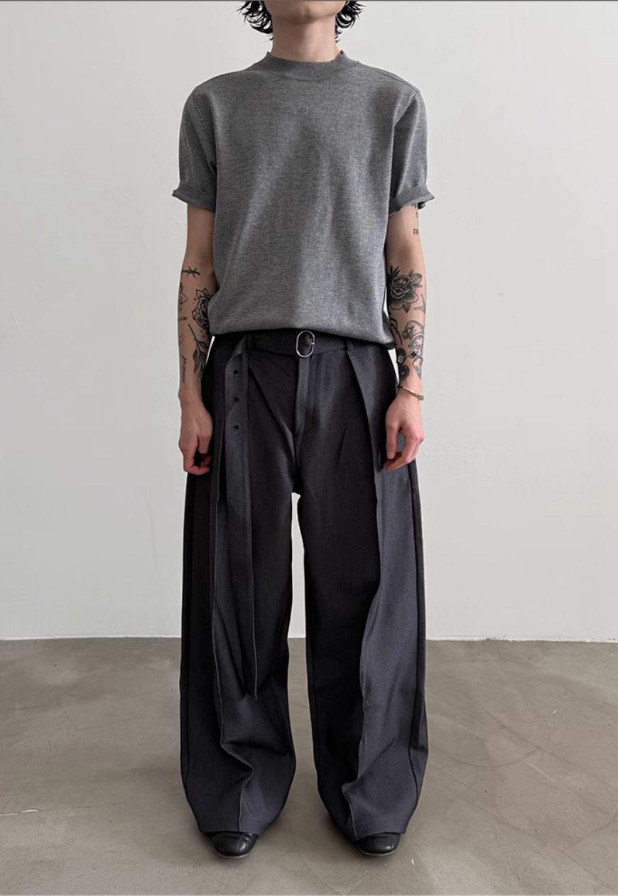 Men's Stand collar sweater