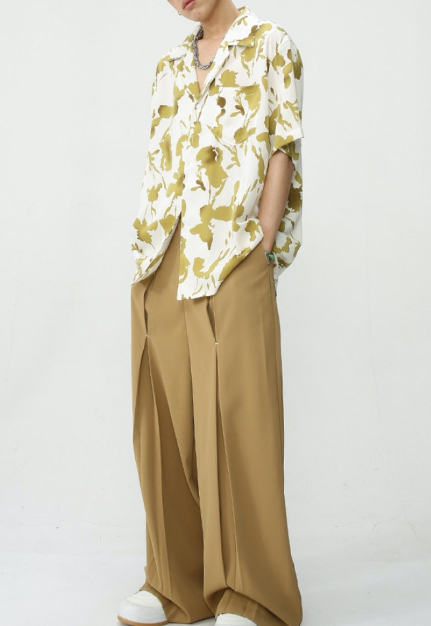 Men's Loose Vintage Floral Shirt SS2023 VOL.3