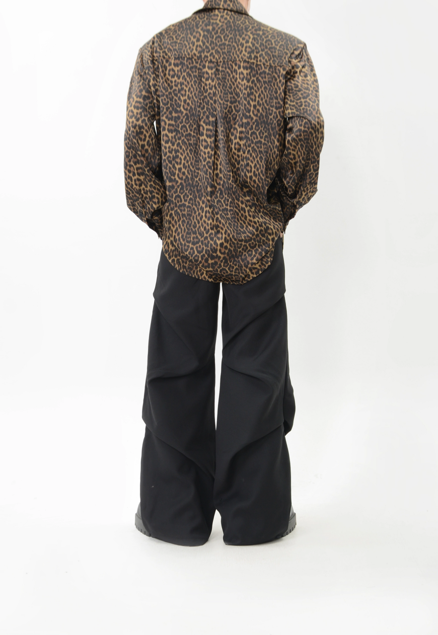Men's Premium leopard print shirt