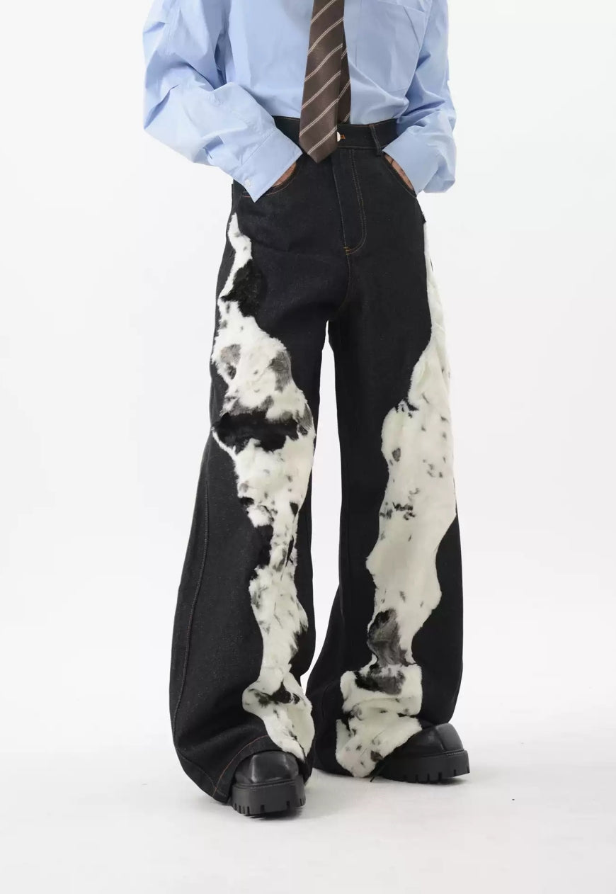 Deconstructed Denim Jeans