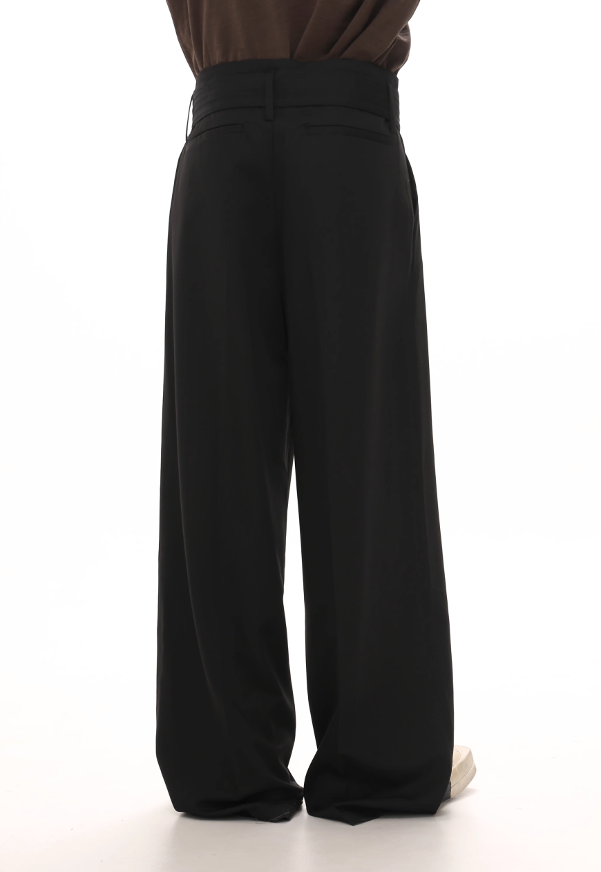 Men's Ribbon-decorated trousers