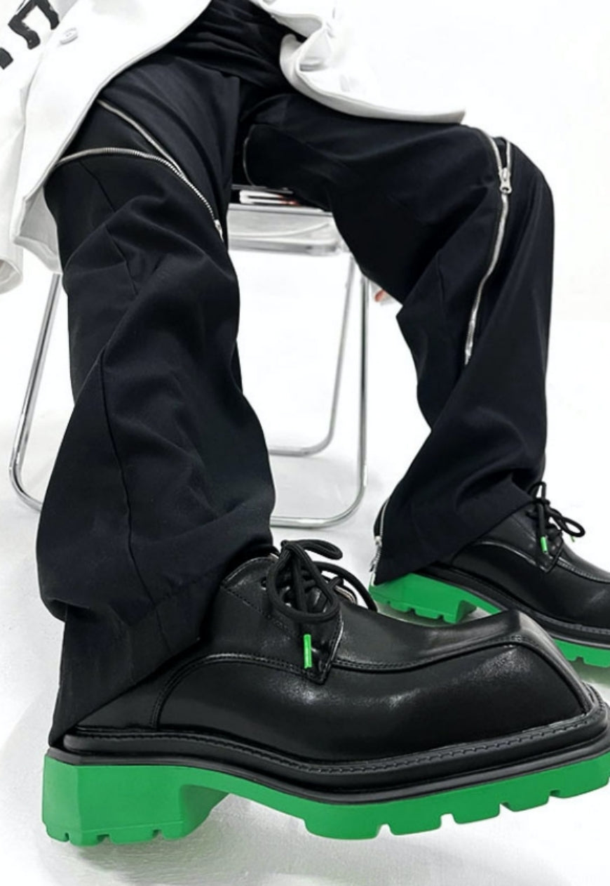 Men's Premium big toe derby shoes