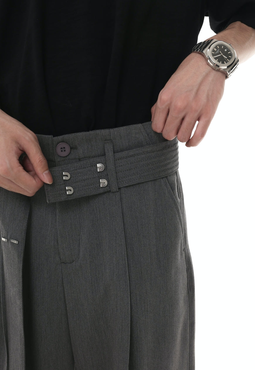 Men's Ribbon-decorated trousers