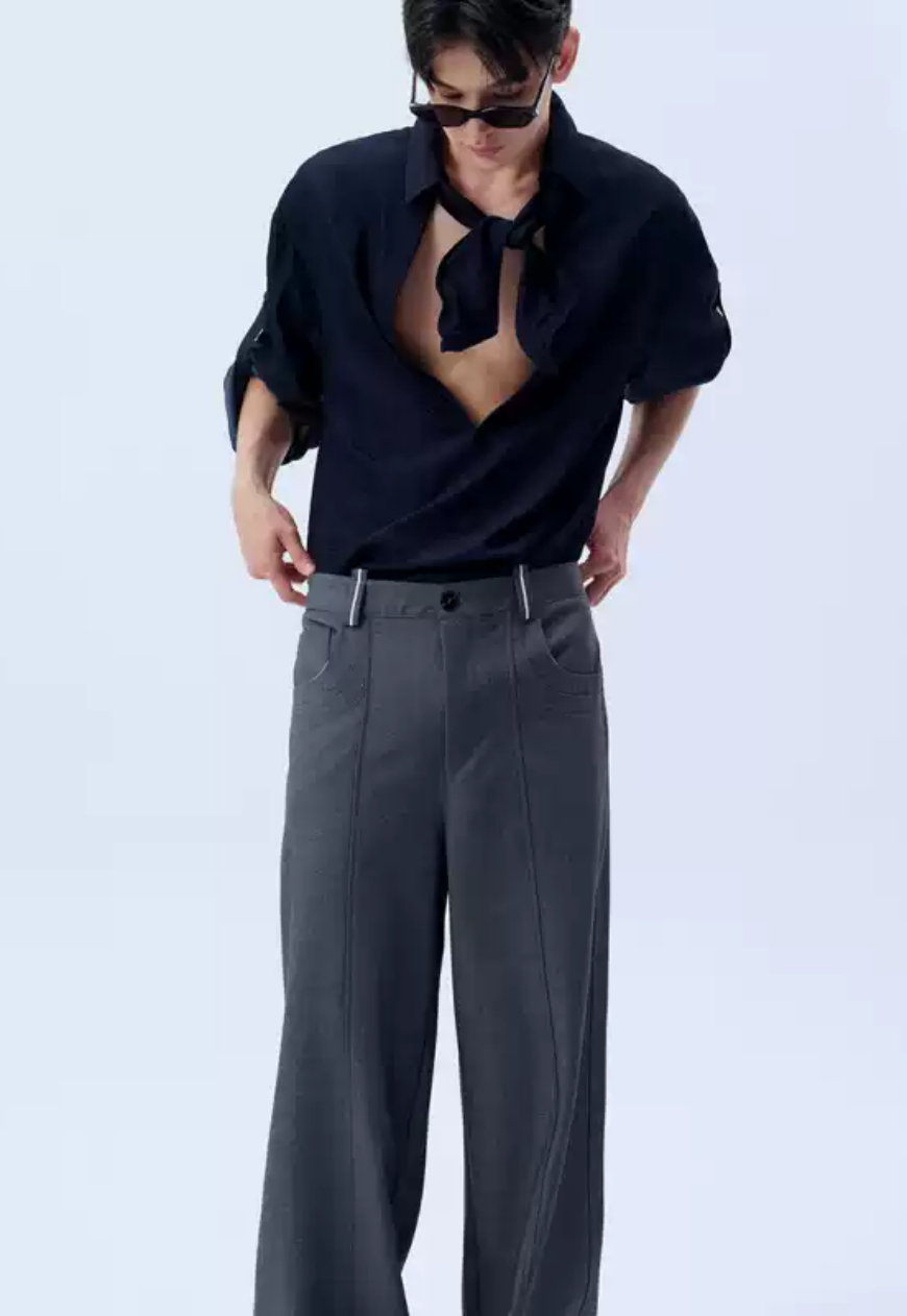 Men's Quiet Luxury Drape Shirt