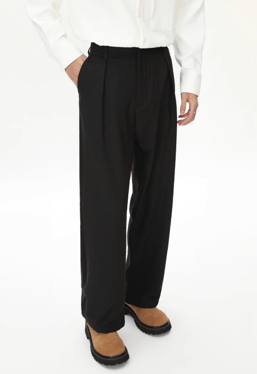 Men's Basic silky trousers
