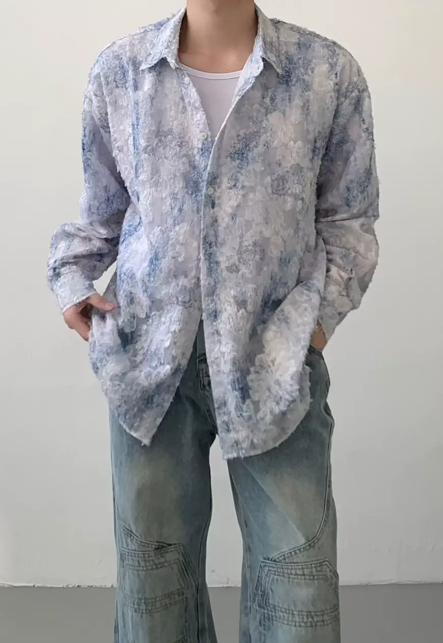 Men's Summer design breathable sun protection shirt
