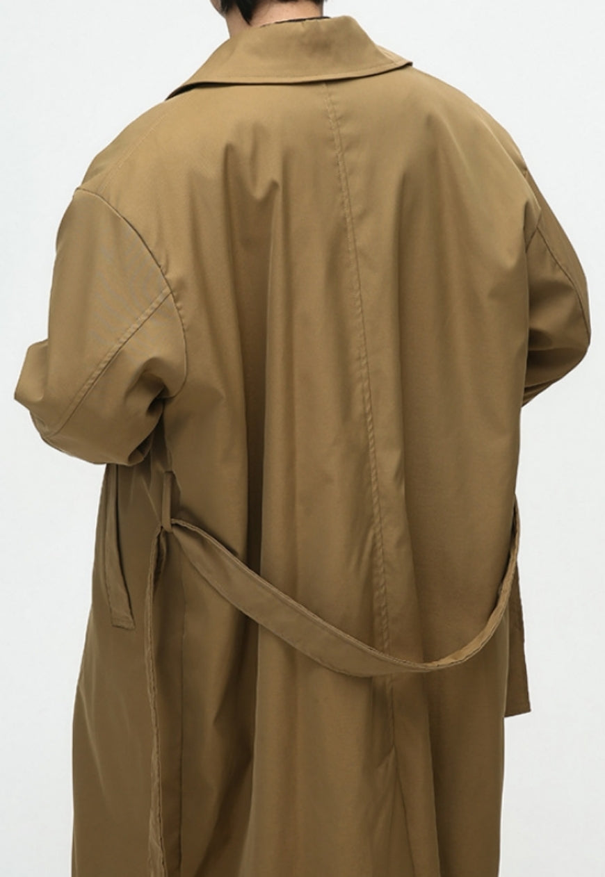 Men's Laceable double-breasted coat