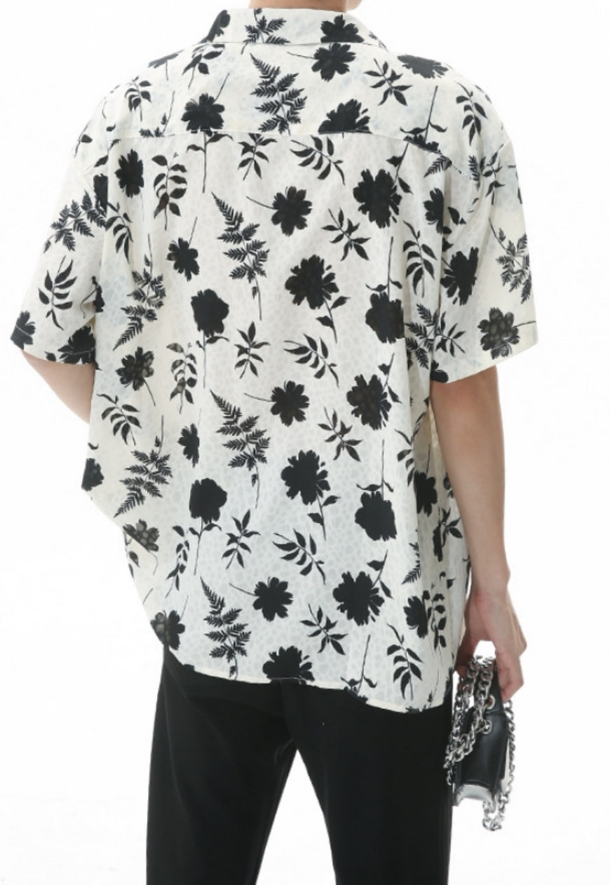 Men's vintage floral shirt