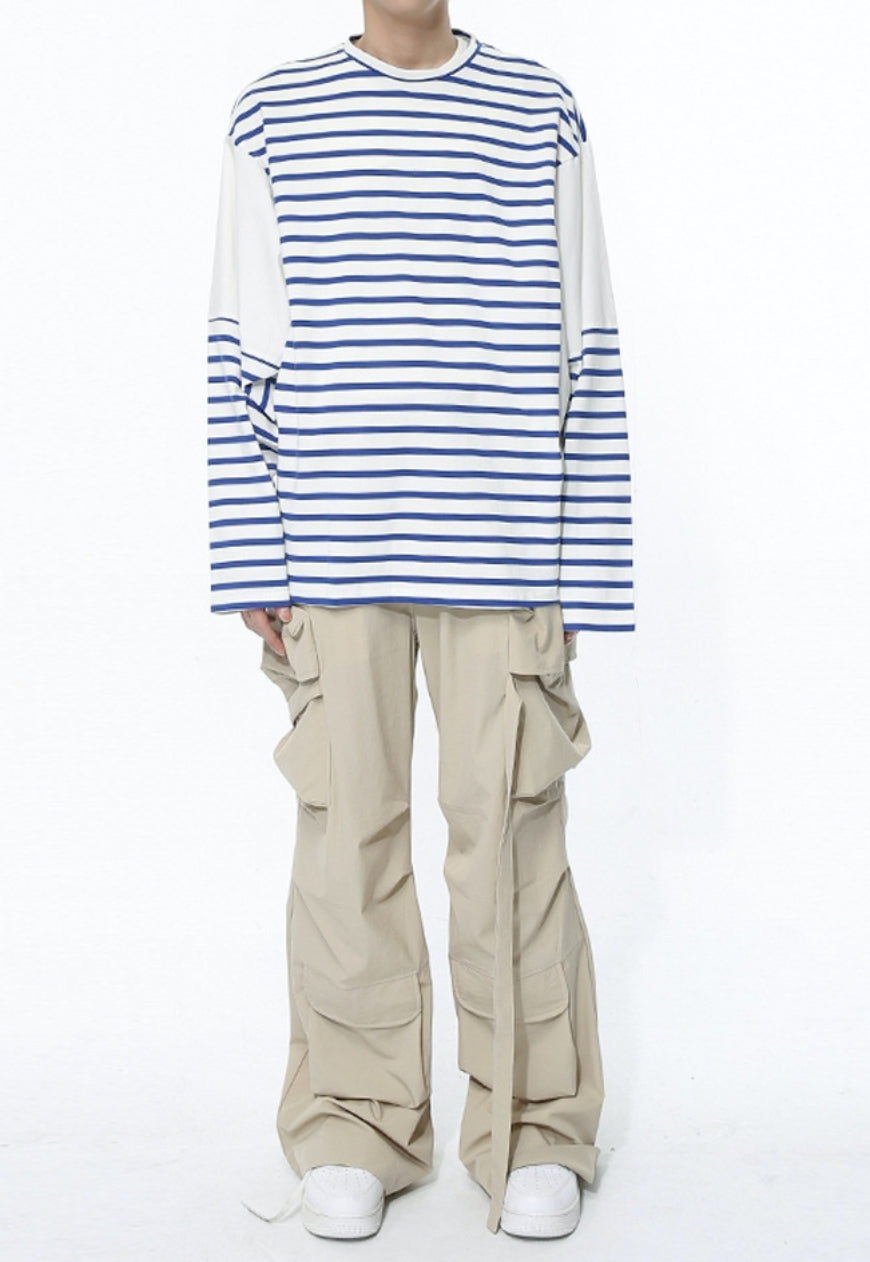 Men's striped design T-shirt