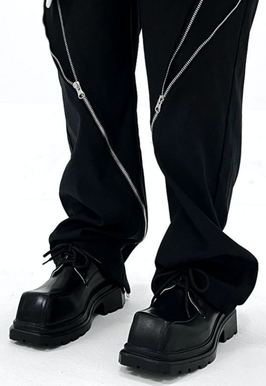 Men's Premium big toe derby shoes