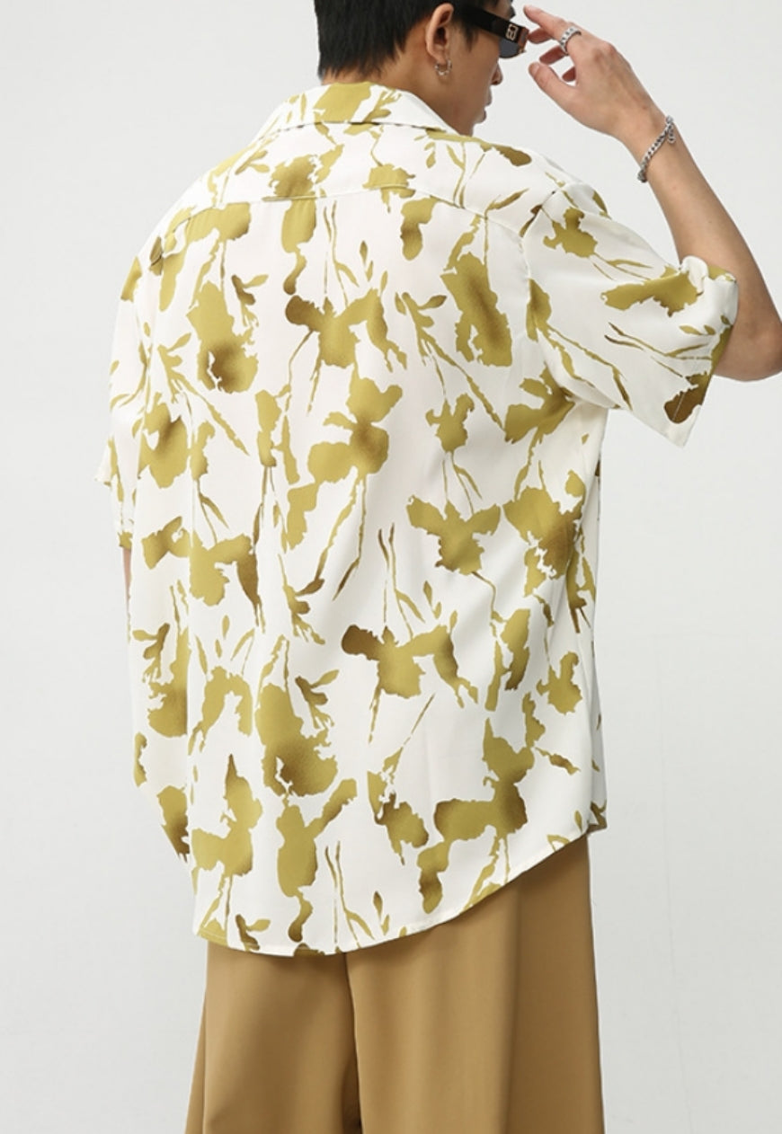 Men's Loose Vintage Floral Shirt SS2023 VOL.3