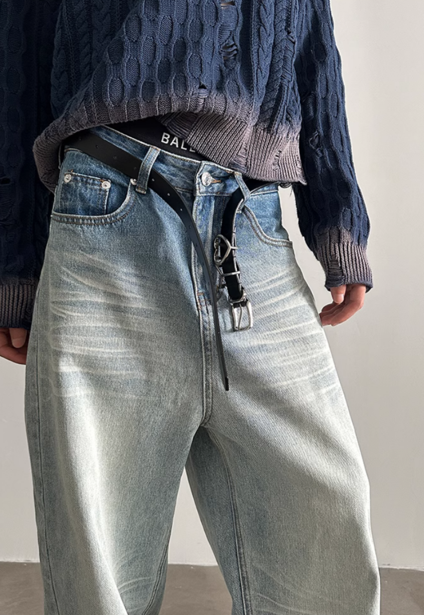 Unisex Men's Ombre jeans