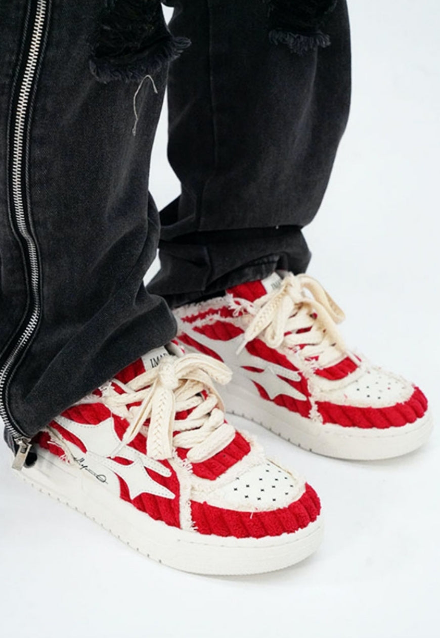 Unisex retro moral training shoes