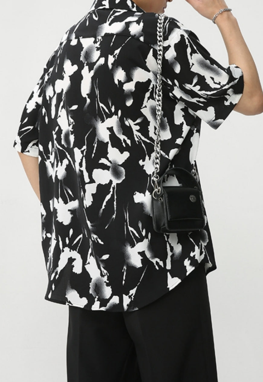 Men's Loose Vintage Floral Shirt SS2023 VOL.3