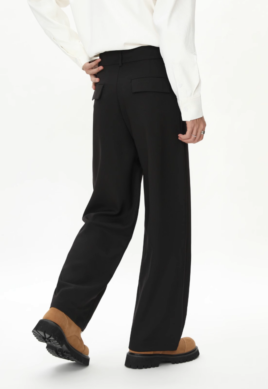 Men's Basic silky trousers
