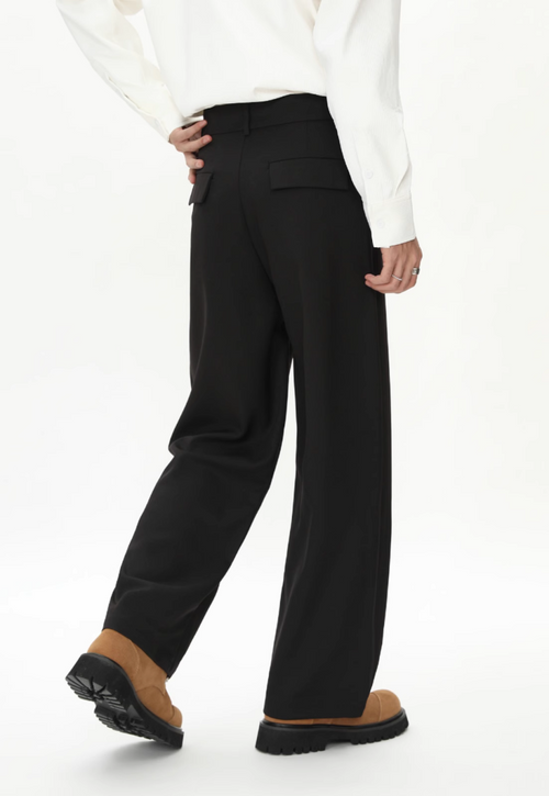 Men's Basic silky trousers