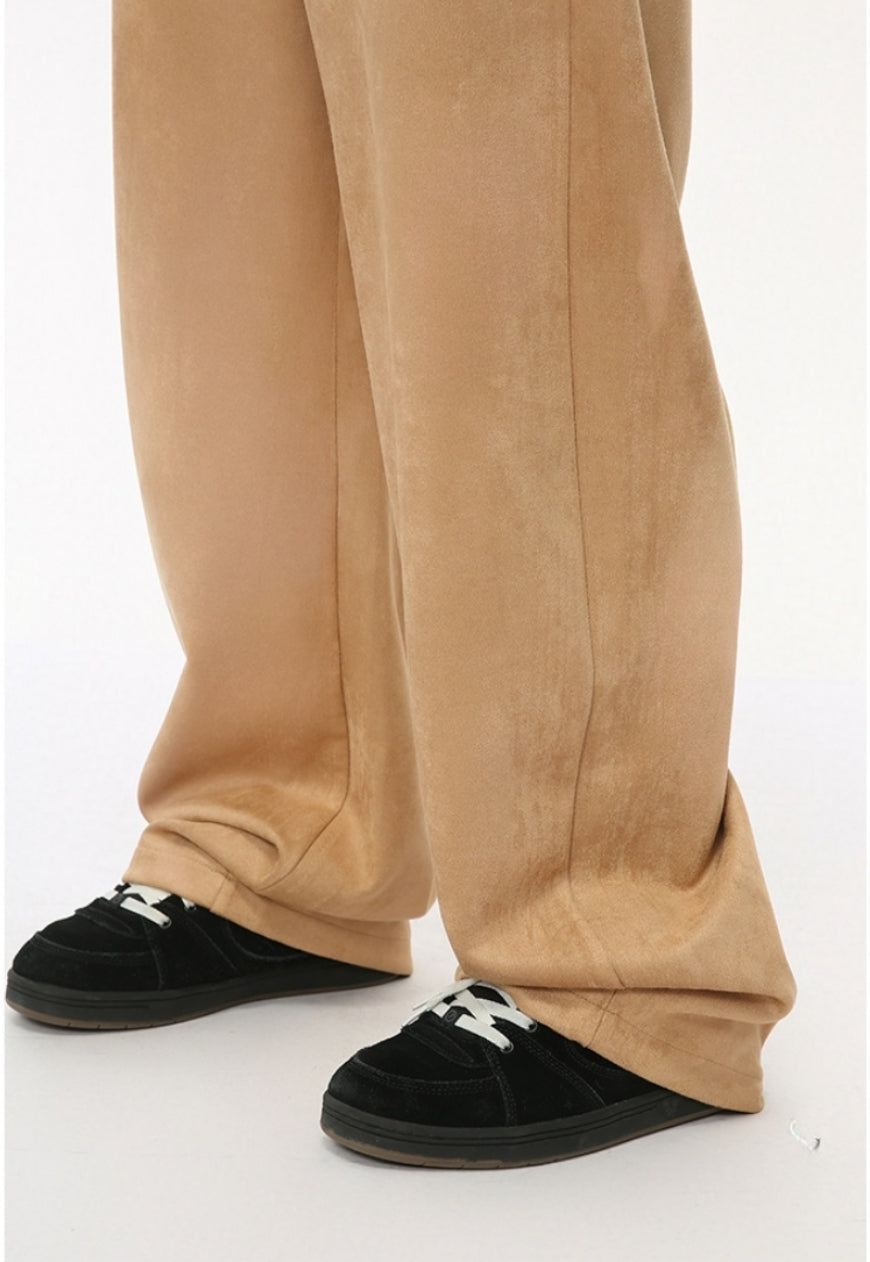 Men's spliced multi pocket trousers