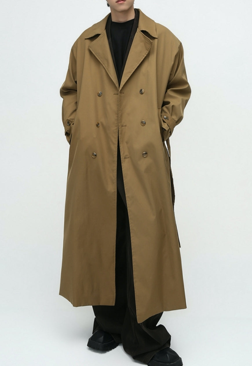 Men's Laceable double-breasted coat