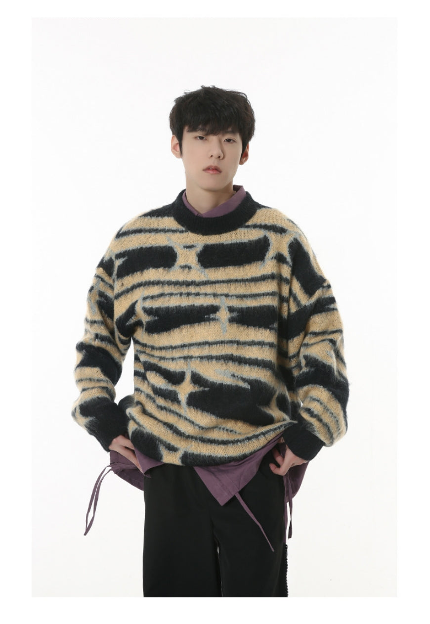 Men's Retro contrast sweater