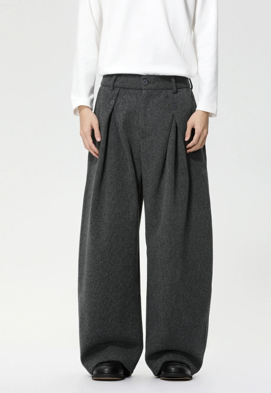Men's Retro patchwork trousers