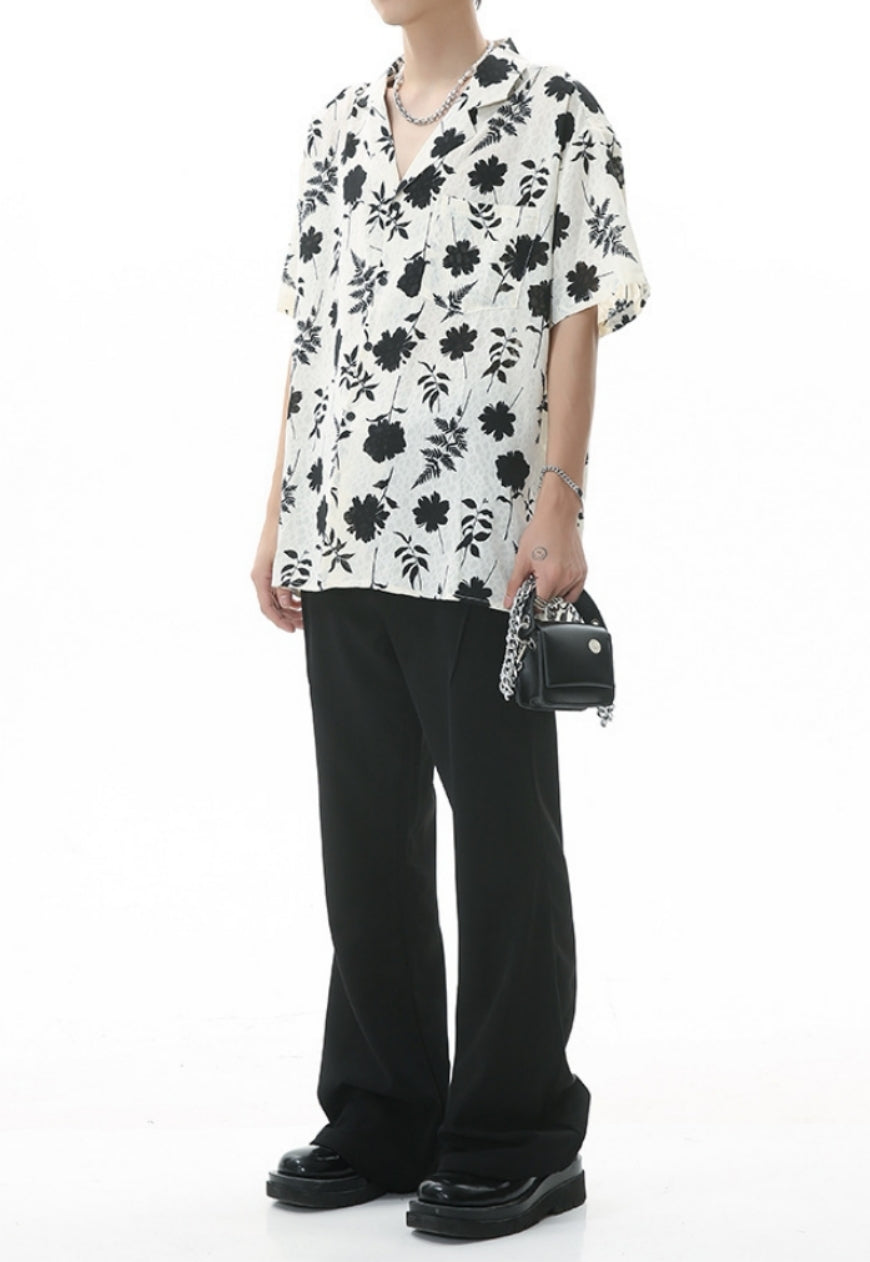 Men's vintage floral shirt