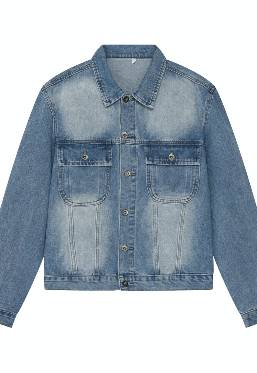 Men's flared denim jacket