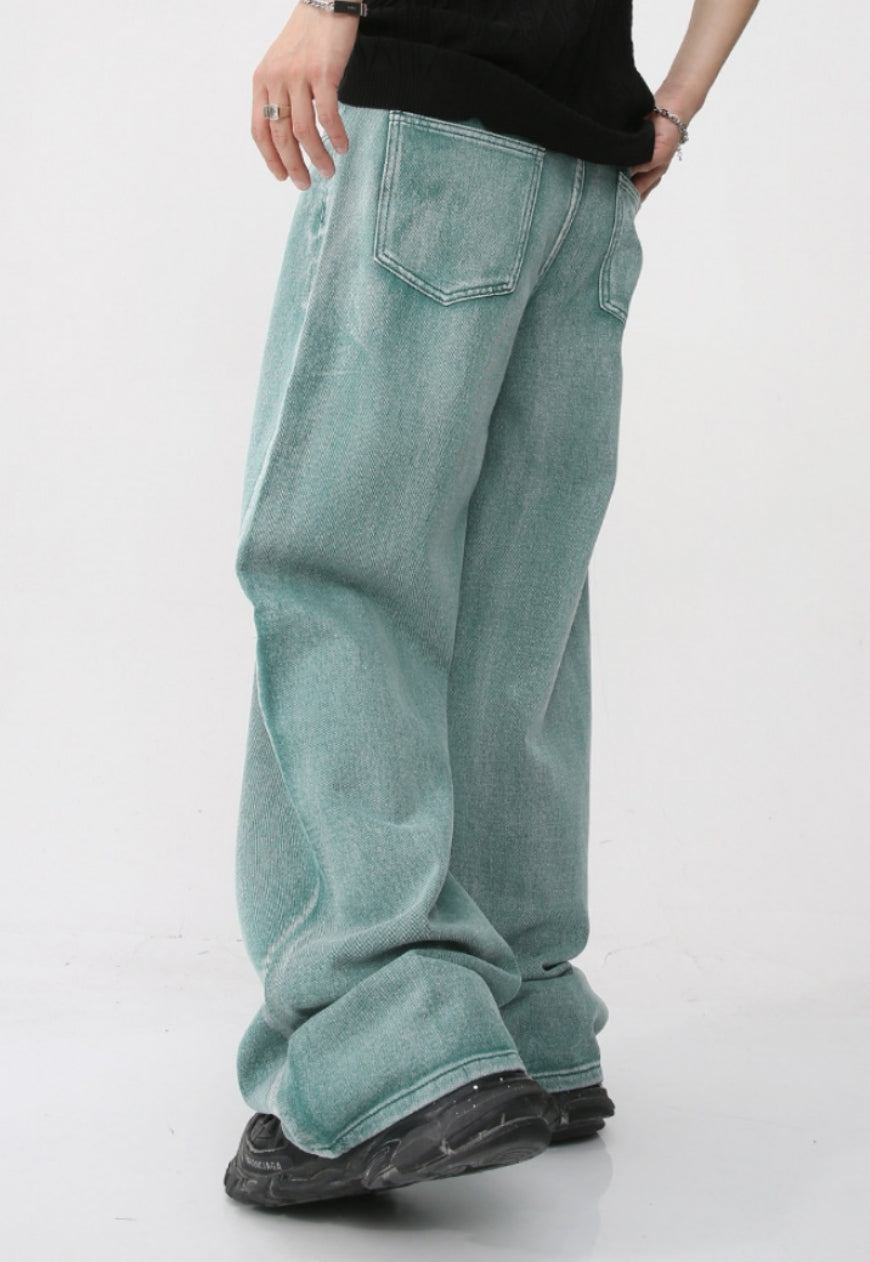 Men's spring summer casual denim suit