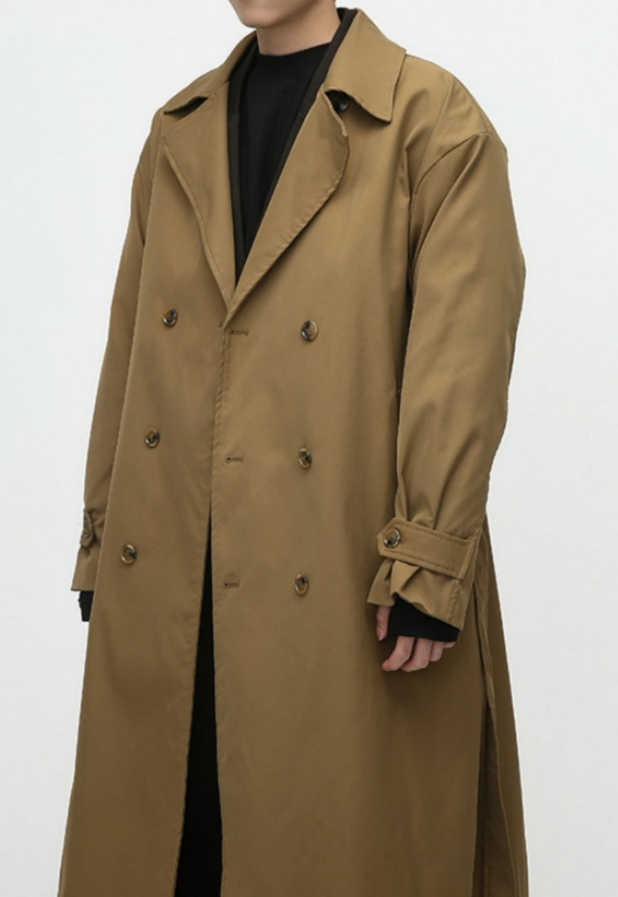 Men's Laceable double-breasted coat