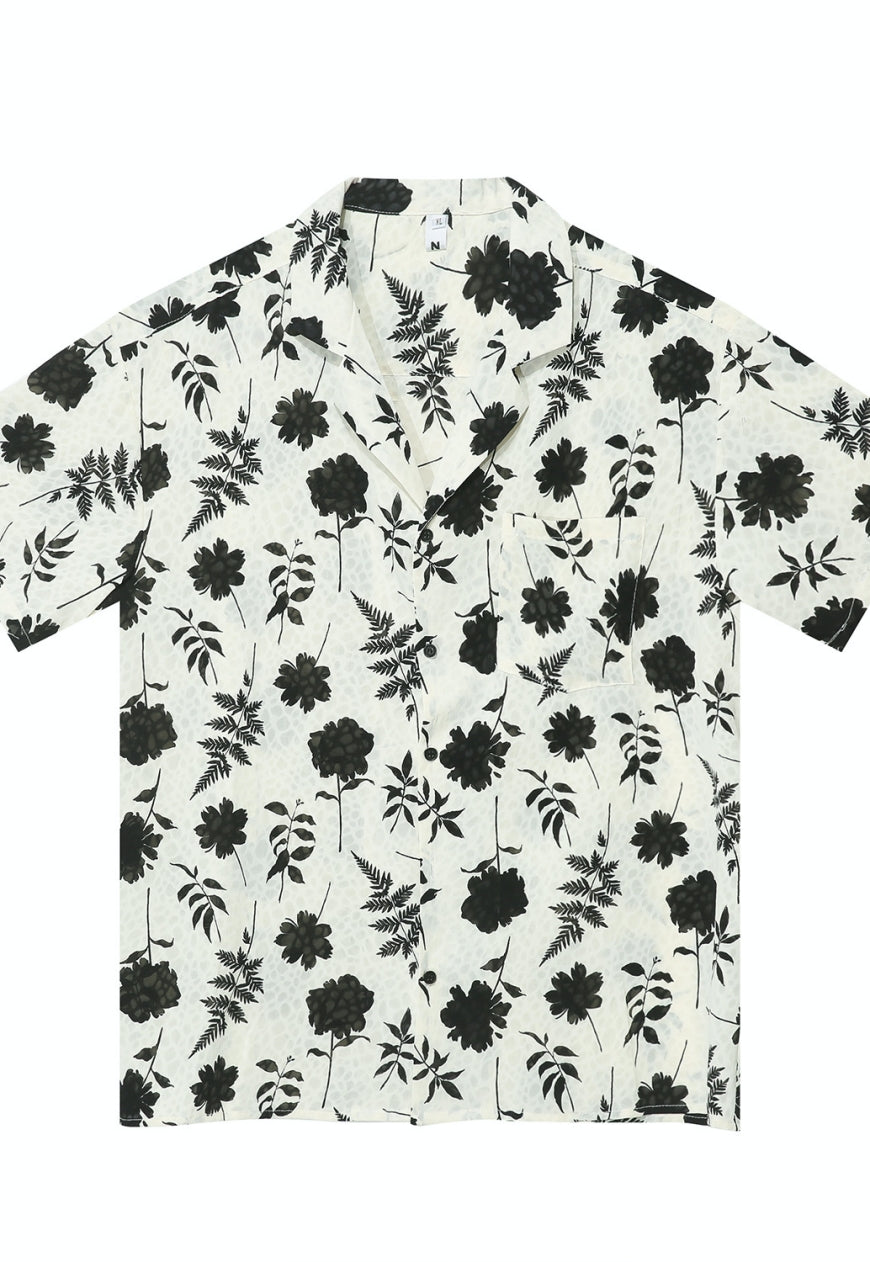 Men's vintage floral shirt